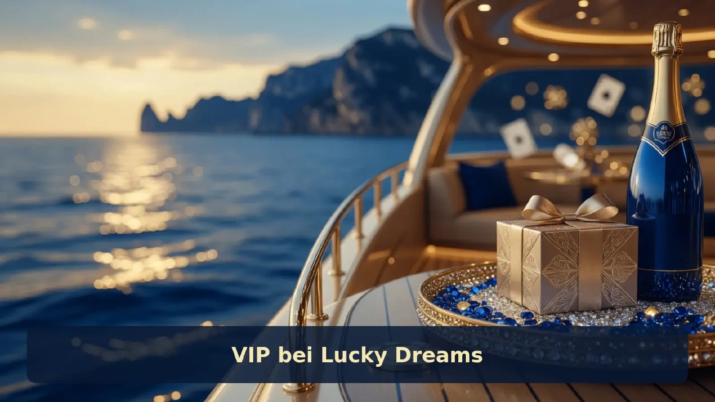 Yachtlounge bei Sonnenuntergang mit saphirblauem und goldenem Licht
